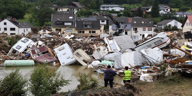 دام برس : فيضانات ألمانيا تسببت بخسائر تصل قيمتها إلى خمسة مليارات يورو